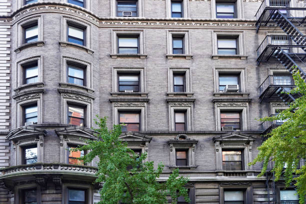 istock Elegant old New York apartment building 1384868884