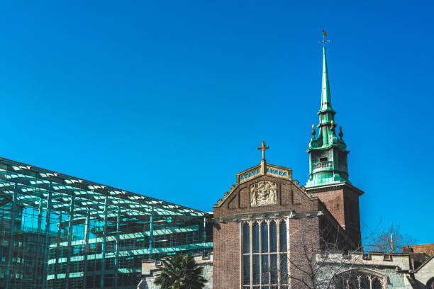 wszystkie hallows przy wieży, kościół anglikański - european culture spirituality traditional culture famous place zdjęcia i obrazy z banku zdjęć