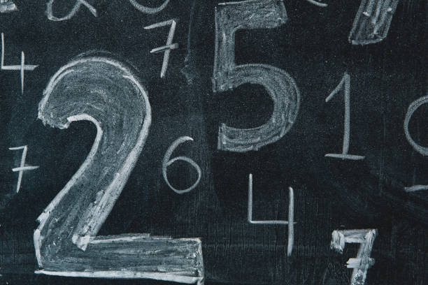 istock Background of numbers. from zero to nine. Numbers texture 1384874808
