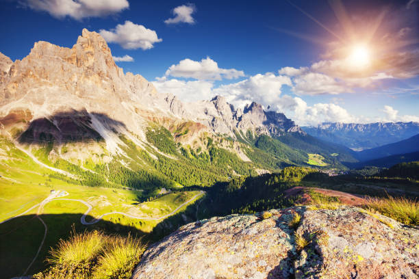 istock Beautiful mountains landscape 1384881366