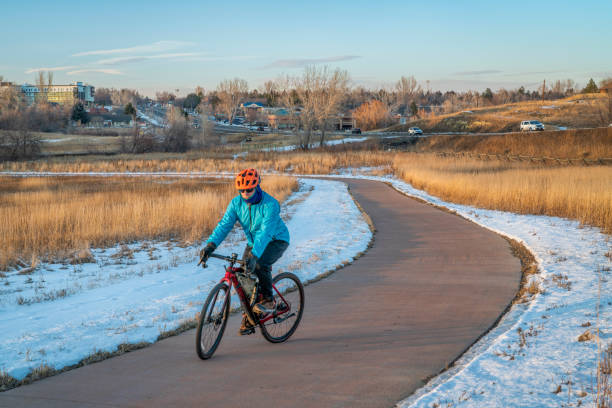 istock biking trail in Fort Collins, Colorado 1384883078