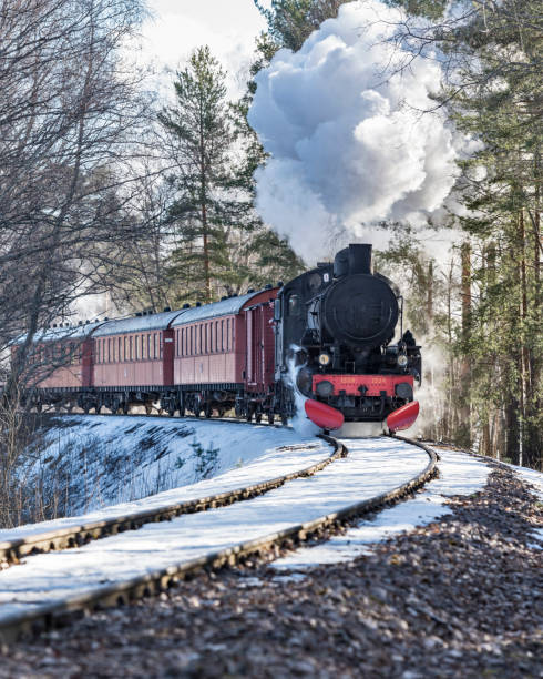 istock Steam locomotive 1384888064