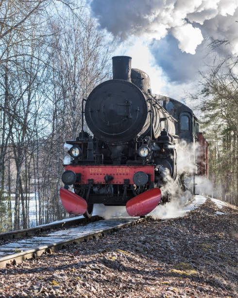 istock Steam locomotive 1384888068
