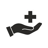 istock First aid icon. Healthcare and medicine. Humanitarian aid. Medical cross symbol. 1384892983