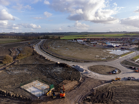 New A417 roundabout at Wantage, Oxfordshire