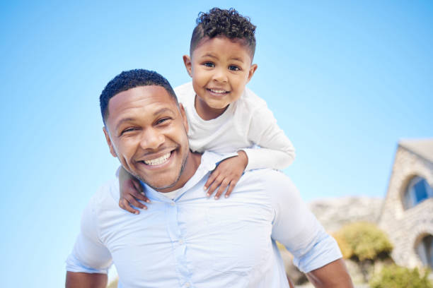 istock Shot of a father and son bonding outside 1384901170