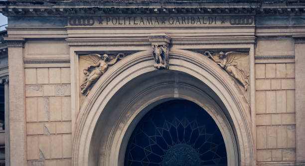 istock relief above an archway in Italy 1384907989