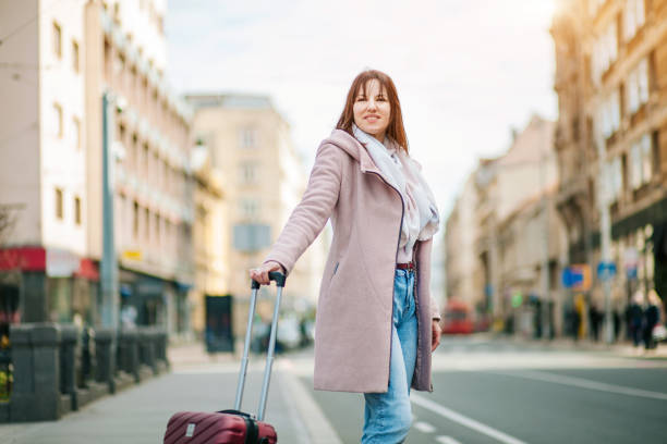 istock Young woman on vacations 1384909198