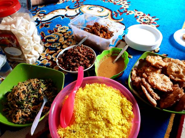 istock Indonesian cuisine yellow rice 1384909387