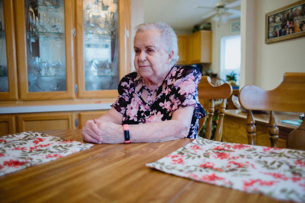 istock Senior Woman Relaxing at Home 1384960957