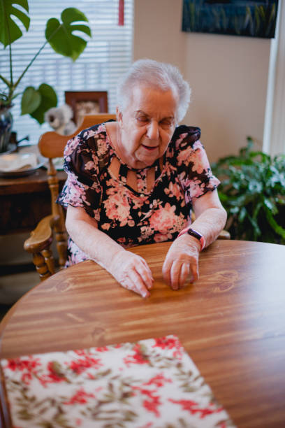 istock Senior Woman Relaxing at Home 1384961119