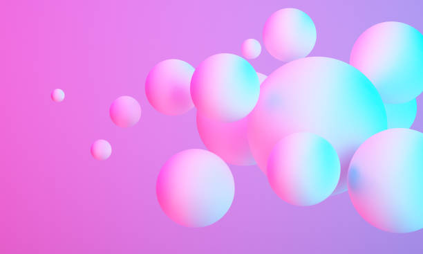 istock 3d colorful sphere ball on background ,abstract 3d background 1384986944