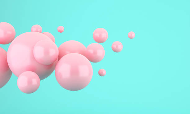 istock 3d colorful sphere ball on background ,abstract 3d background 1384986948