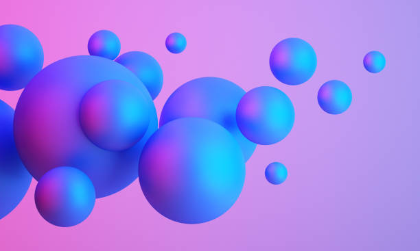 istock 3d colorful sphere ball on background ,abstract 3d background 1384986960