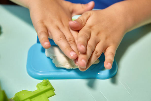 istock Fun time for children activity at home or school 1384997835