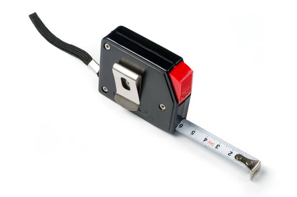 istock Measuring tape measure on a white background. 1385000318