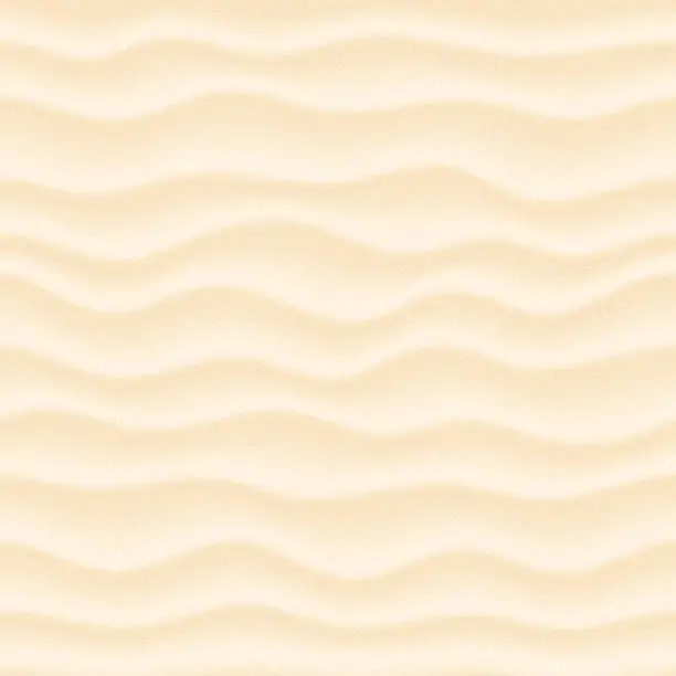 Vector illustration of Seamless vector sand waves