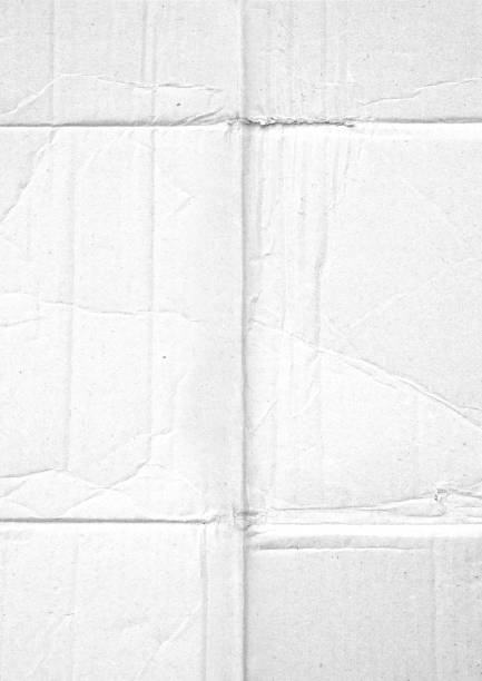 istock folded paper for poster texture. Blank white crumpled and wrinkled paper template for background 1385064149