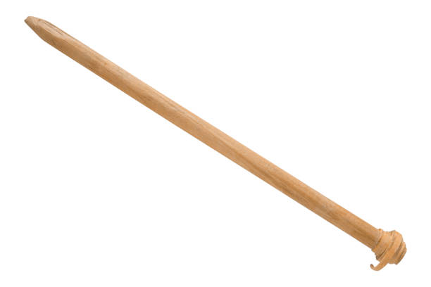 istock Wood hairpin isolated 1385064940
