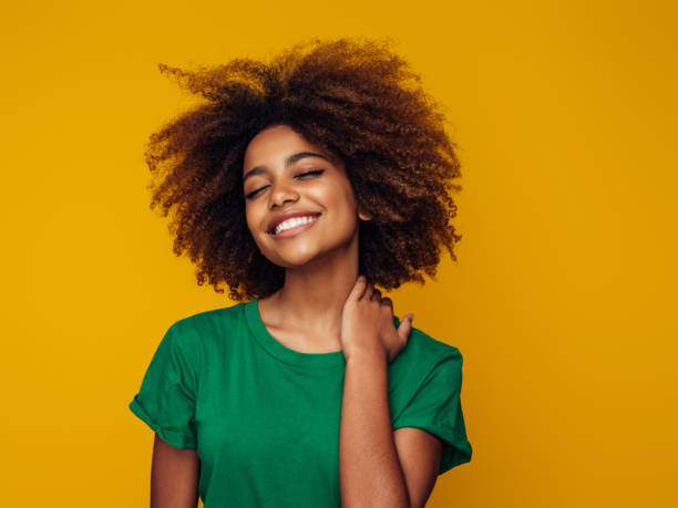 istock Beautiful afro woman 1385067100