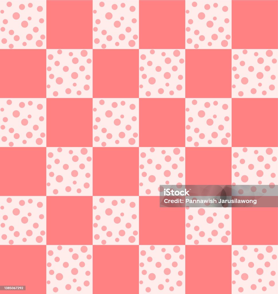 Cute Pattern Checkards Japanese Cute Checkered Vector Seamless Pattern Stock Illustration ...