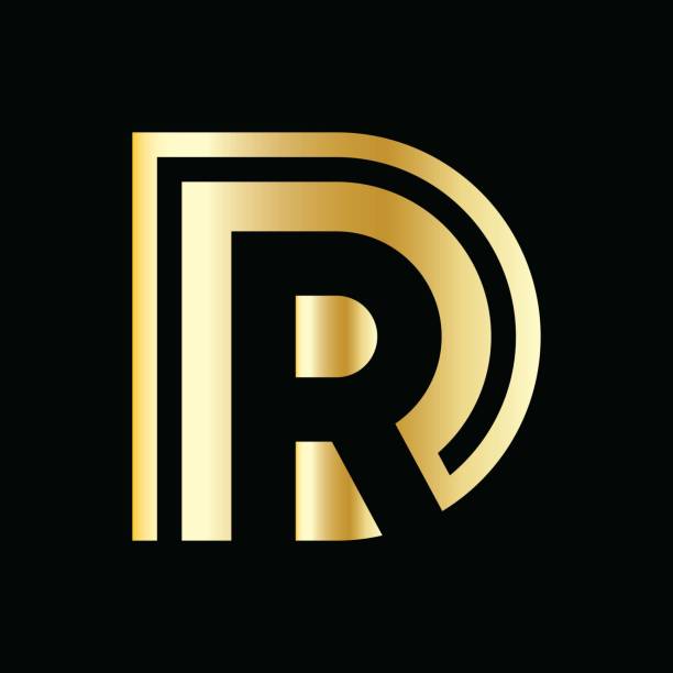 Letter D and R A simple, modern and elegant design. Perfectly suited for your creative business needs r and d stock illustrations