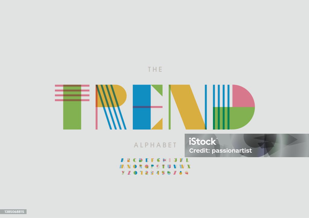 Trending Letters Trend Alphabet Stock Illustration - Download Image Now - Fun ...
