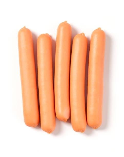istock Raw Chicken Hotdogs 1385069146