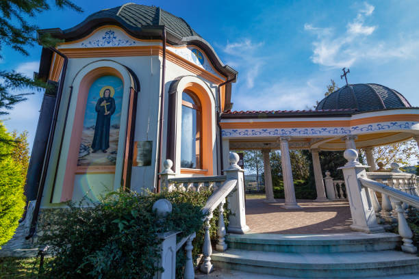 istock Beautiful small chapel near Chavdar village 1385076213