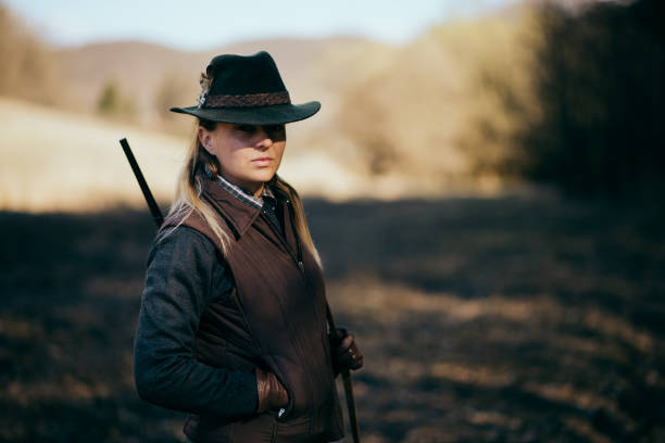 istock Young woman hunting 1385080302