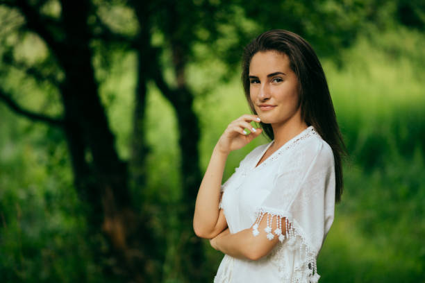 lake, summer, portrait, happy, vacation