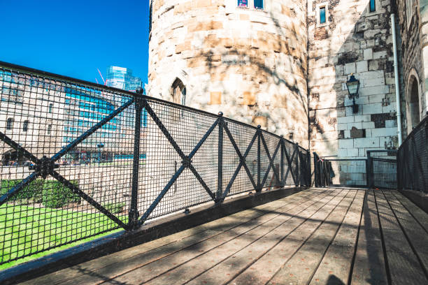 Tower Bridge and a wallpart of the Tower of London