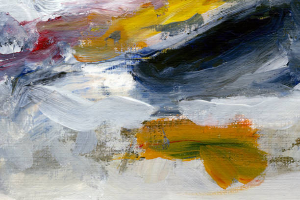istock Abstract Art. Painted background. Modern art painting. Contemporary art 1385114538