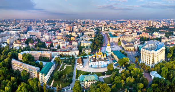 istock Landmarks of old Kiev in Ukraine 1385118720