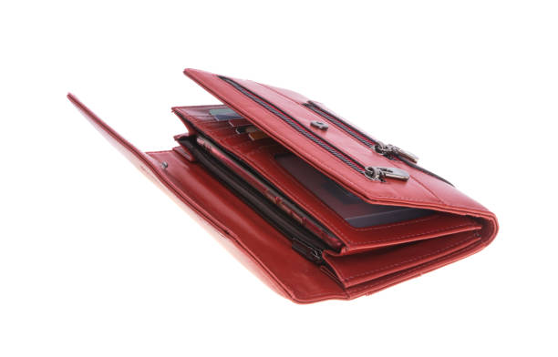 istock red female wallet isolated 1385121161