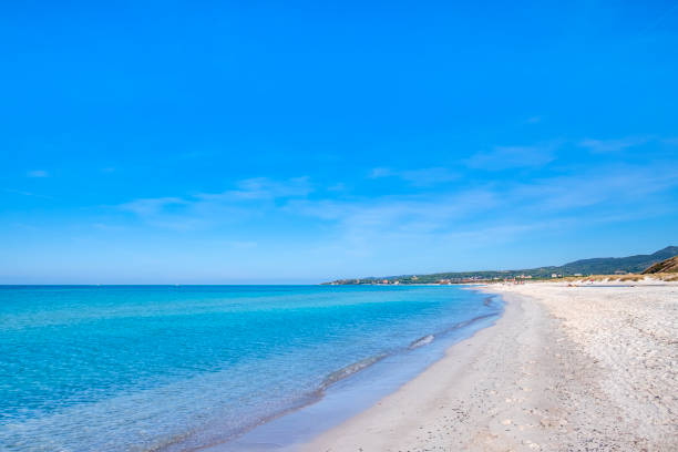 Beach of Rosignano Solvay, bathed by the Ligurian Sea
