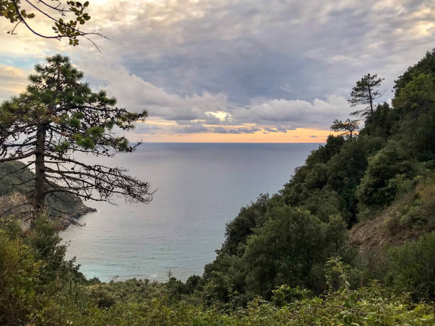 istock Sunset in Cinque Terre National Park 1385153698