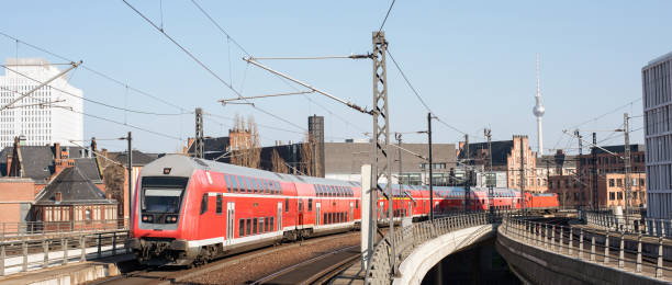 istock View of Berlin city centre with train on railway track 1385165005