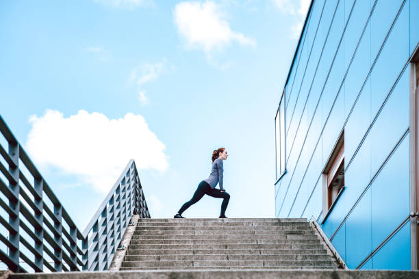 istock Woman training outdoors 1385165076