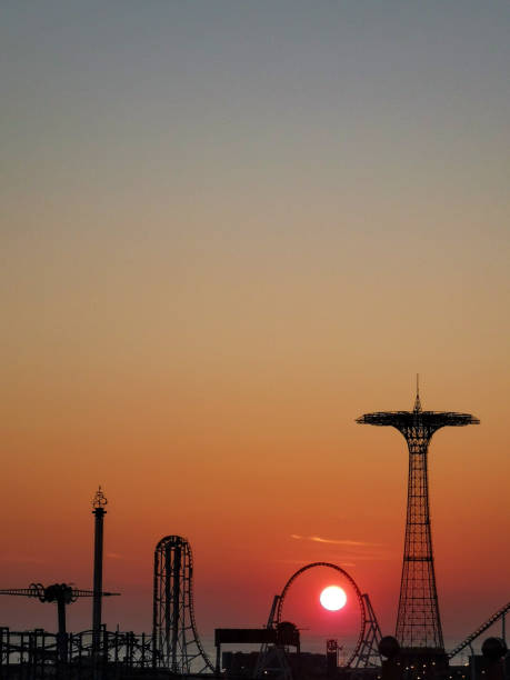 istock The perfect sunset at Coney Island Beach 1385174897
