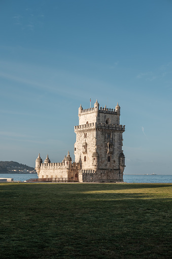 Belem Tower in Lisbon at dawn