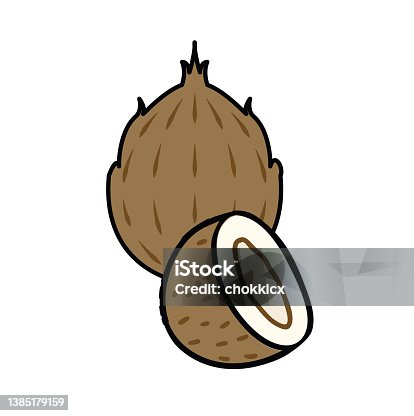 istock coconut icon 1385179159