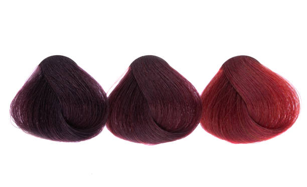 istock dyed curls of hair isolated 1385188113