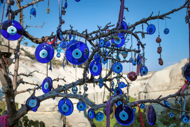 istock details of typical tree decorated with allah eye 1385191583