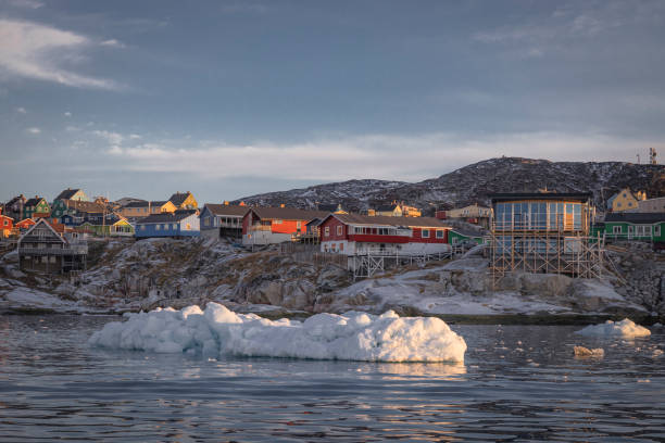 istock ILULISSAT town in north greenland 1385192807