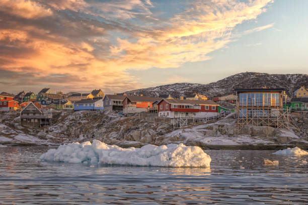 istock ILULISSAT town in north greenland 1385192816