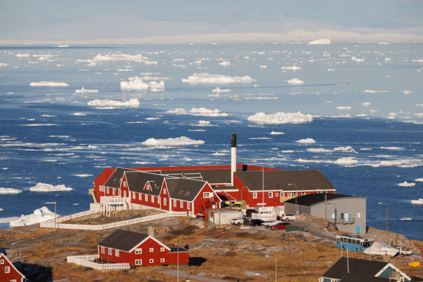 istock ILULISSAT town in north greenland 1385192826