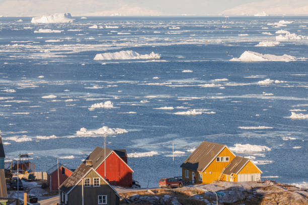 istock ILULISSAT town in north greenland 1385192834