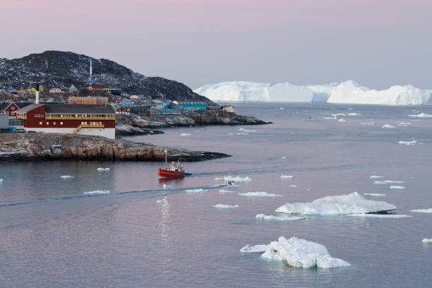 istock ILULISSAT town in north greenland 1385192854
