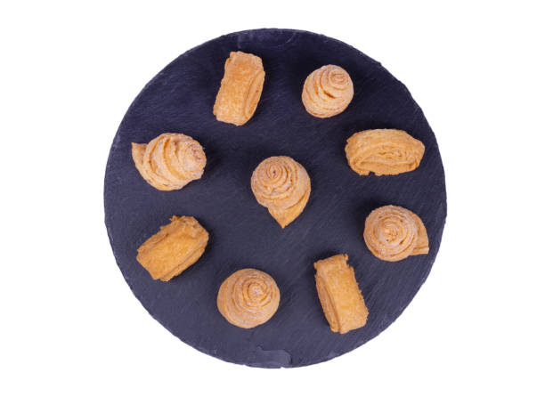 istock homemade cookies on a round stone board 1385193014
